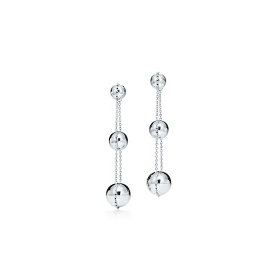 TIFFANY TRIPLE DROP EARRINGS IN STERLING SILVER GRP09930